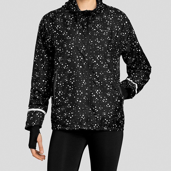 Björn Borg Panthea Jacket Black With Dots M