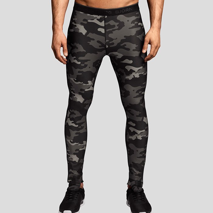 Björn Borg Paris Camo Tights black