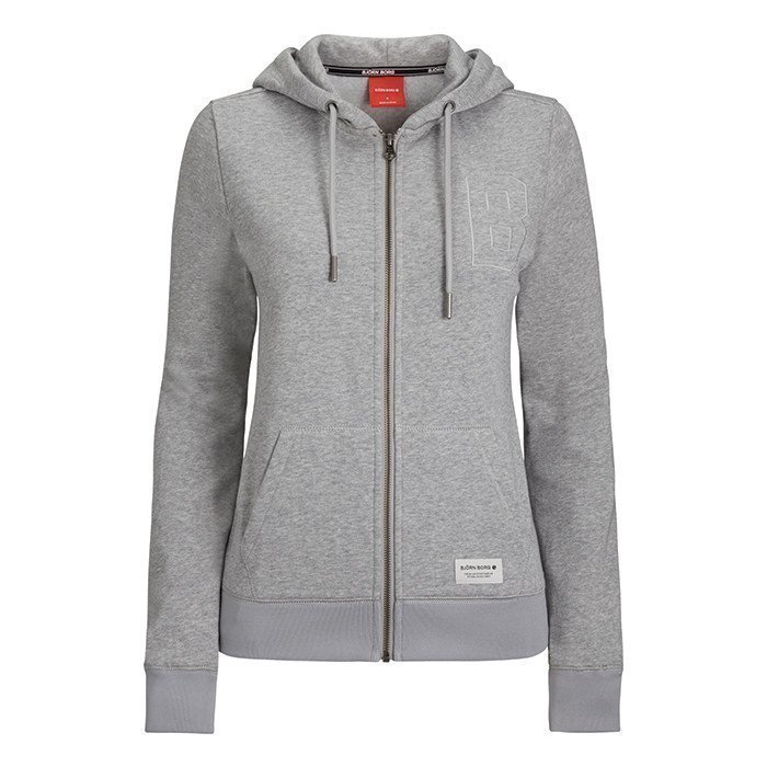 Björn Borg Scarlet Sweat Hoodie Light Grey Melange XS