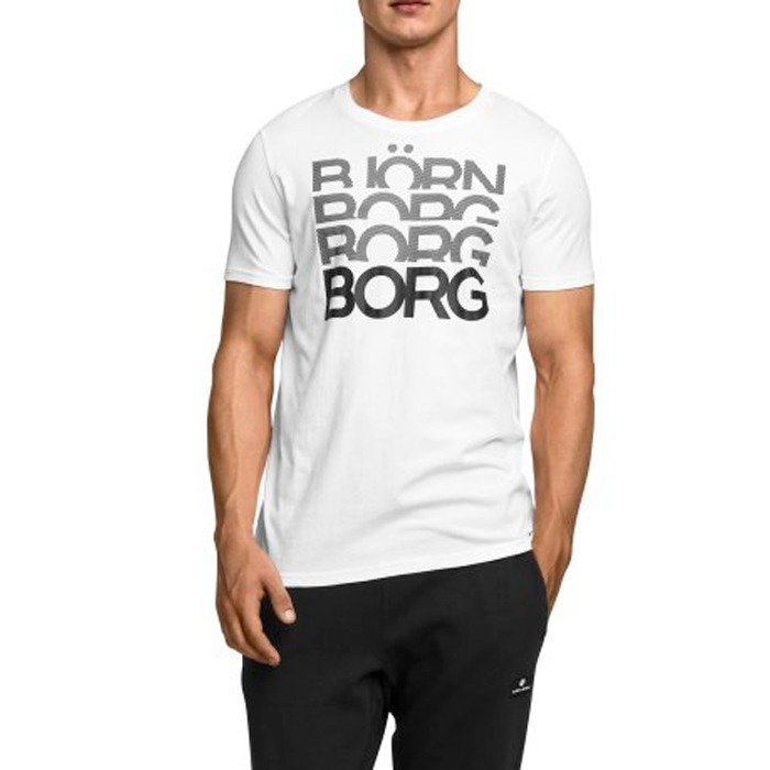 Björn Borg Shane Shortlseeve Tee white S