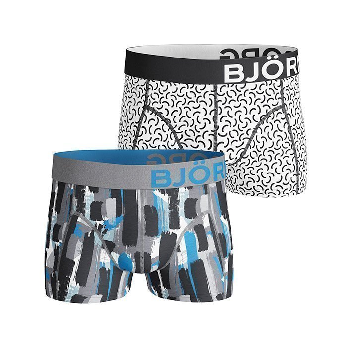 Björn Borg Short Shorts BB Strokes 2-pack quicksilver M