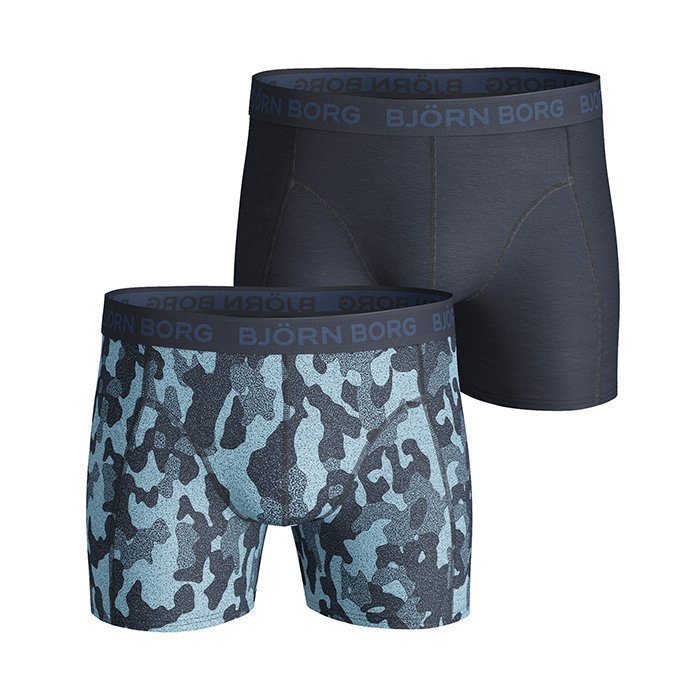 Björn Borg Shorts BB Bark Camo 2-Pack Total eclipse S