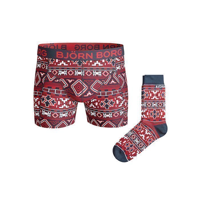 Björn Borg Shorts XMAS Native knit 2-Pack Total eclipse L