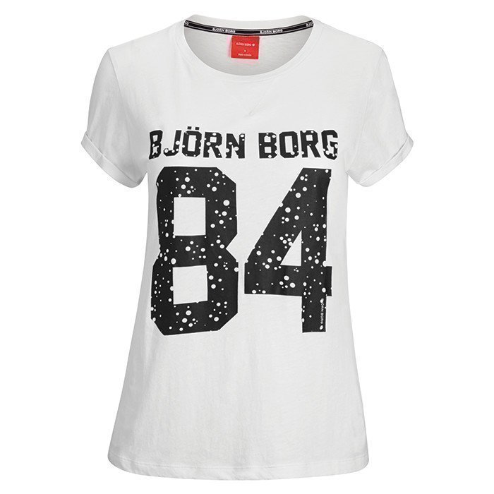 Björn Borg Silvie T-shirt With Print Cloud Dancer M