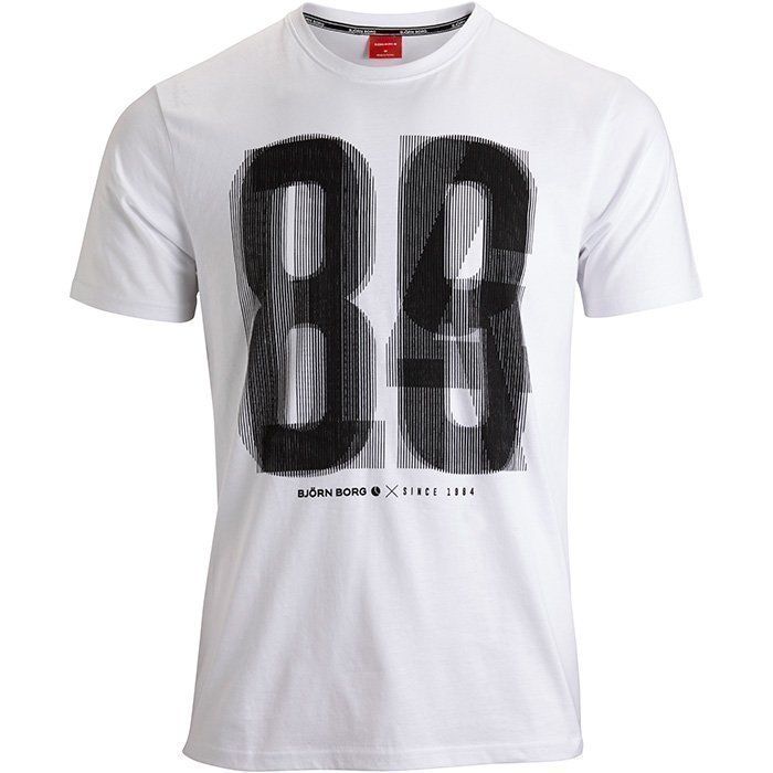 Björn Borg Simon S/S Tee White S