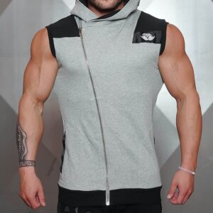 Body Engineer Yurei Sleeveless Hoodie Grey M