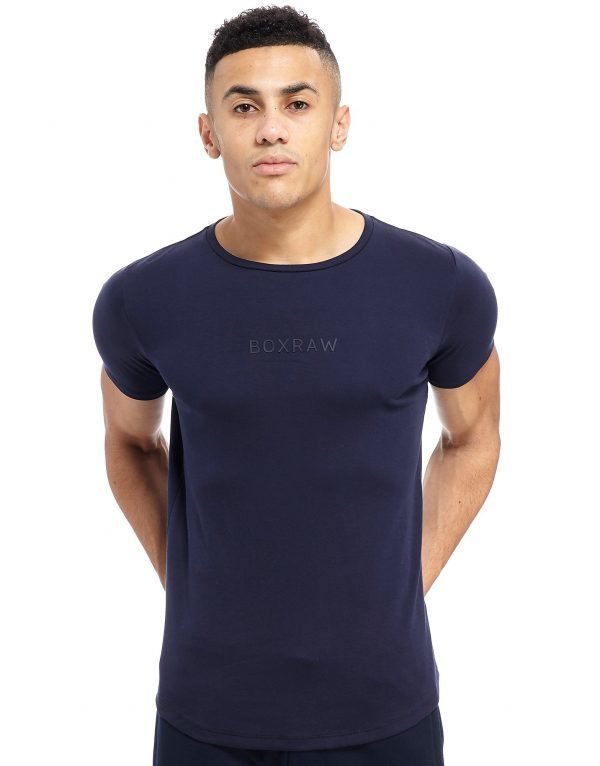 Boxraw Pima Cotton T-Shirt Laivastonsininen