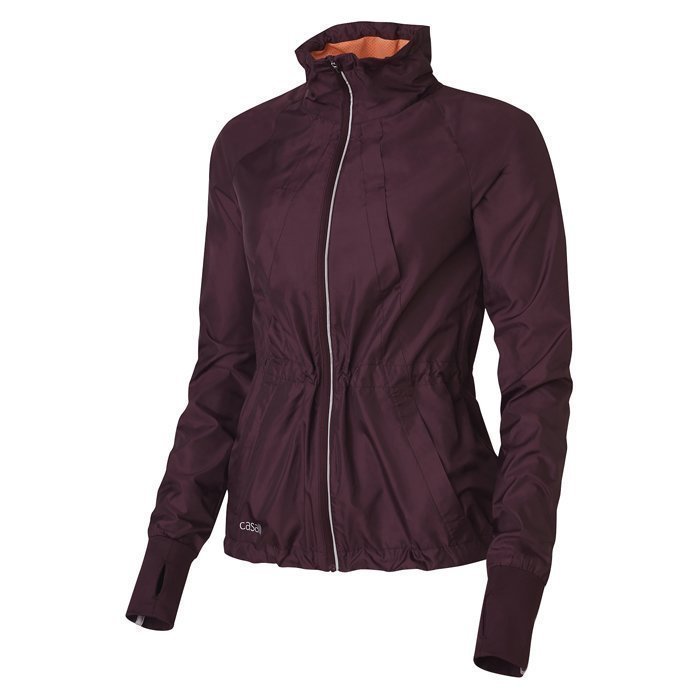 Casall District Wind Jacket Plum Night 34