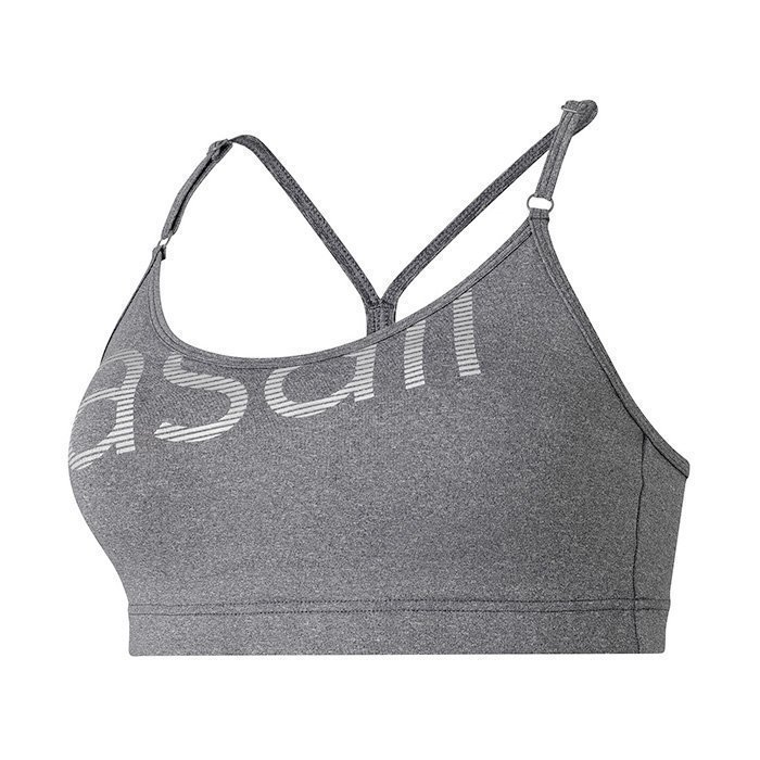 Casall Glorious Sports Bra DK Grey Melange/Silver XS