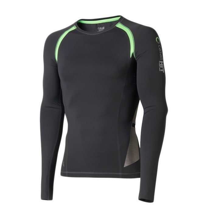 Casall Men's HIT Velocity Longsleeve thunder/green M