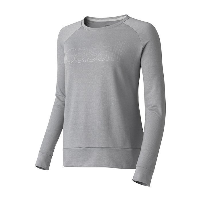 Casall Pure Crew Grey Melange 34