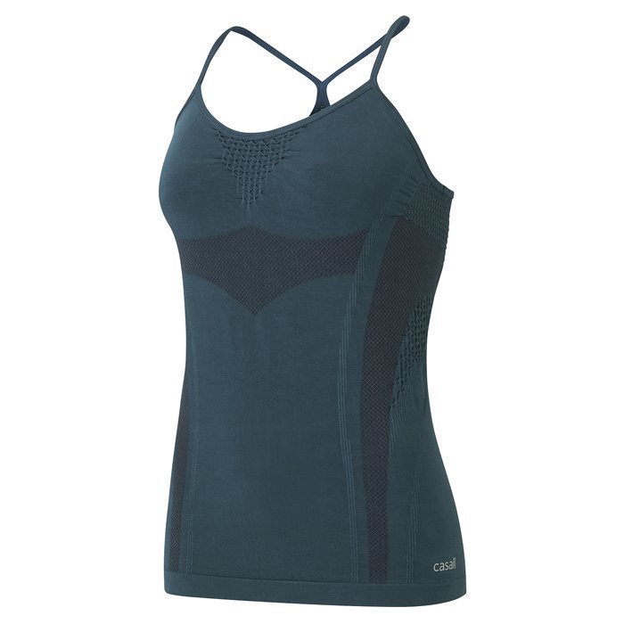 Casall Refined Yoga Tank Pro Blue 34/36