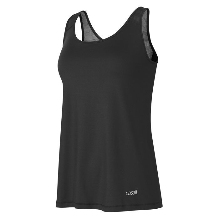 Casall Sheer Mesh Tank Black 34