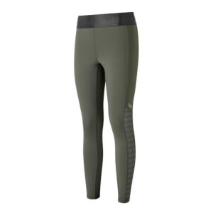 Casall Shiny Waist 7/8 Tights Pro Khaki 36