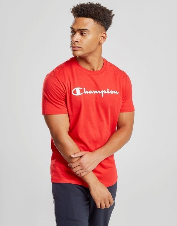 Champion Core Script T-Shirt Punainen