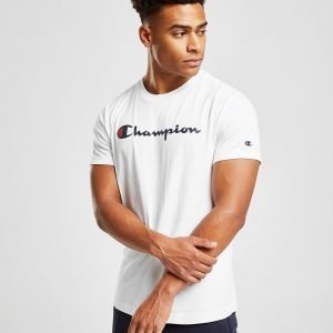 Champion Script Logo T-Paita Valkoinen