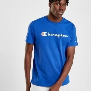Champion Script Logo T-Shirt Sininen