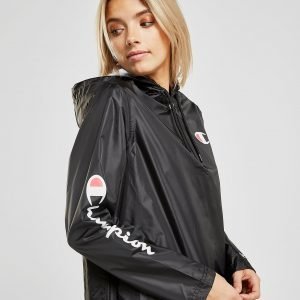 Champion Script Sleeve 1/4 Zip Anorakki Musta