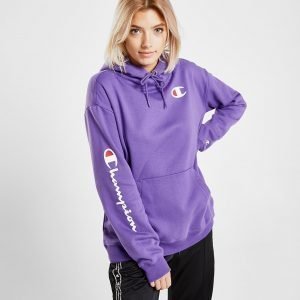 Champion Script Sleeve Boyfriend Huppari Violetti