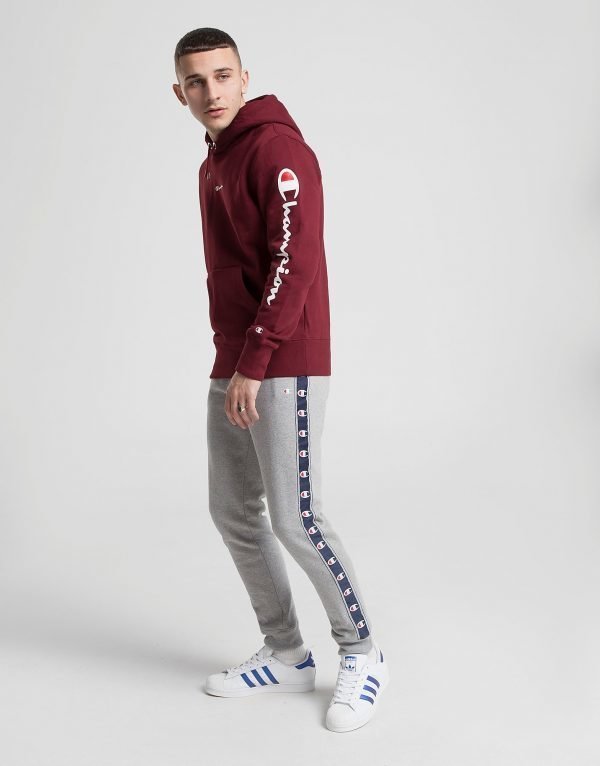 Champion Sleeve Logo Overhead Huppari Burgundy / White