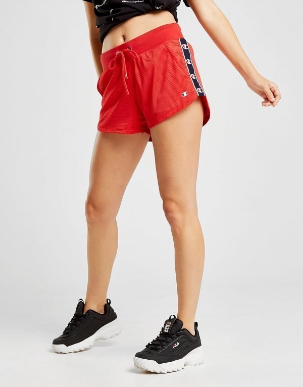 Champion Tape Mesh Shortsit Punainen