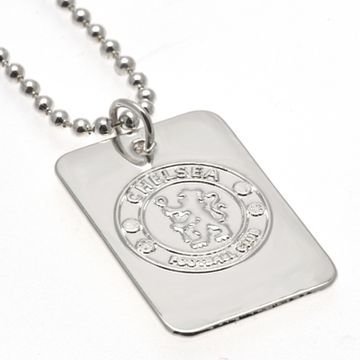 Chelsea Hopea Plated Dog Tag & Chain