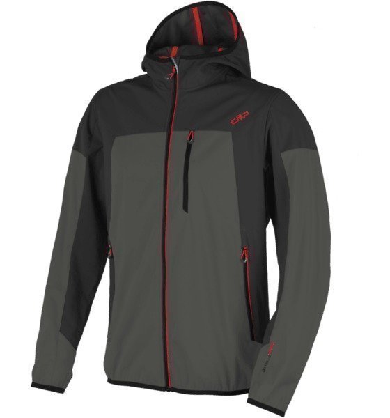 Cmp Lt Softshell Zip Hd Softshell-Takki