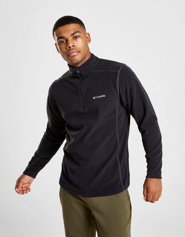 Columbia 1/4 Zip Micro Fleece Top Musta