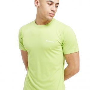 Columbia Short Sleeve Poly Tech T-Paita Lime