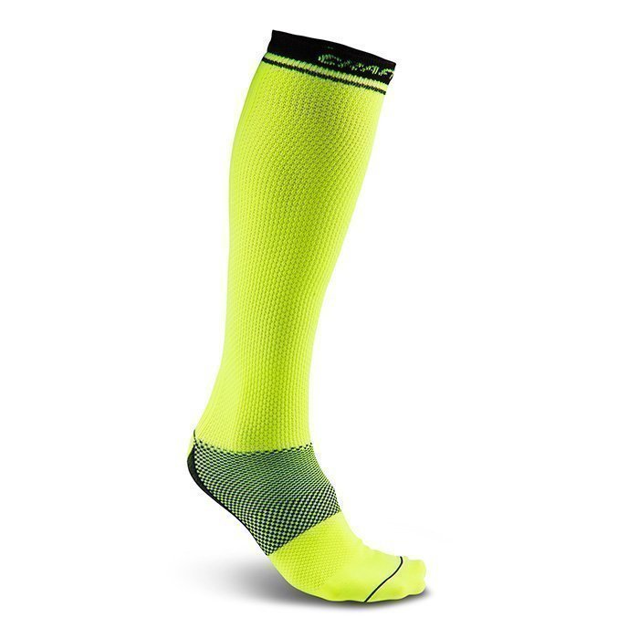 Craft Compression Sock Yellow/Black XL/45-48