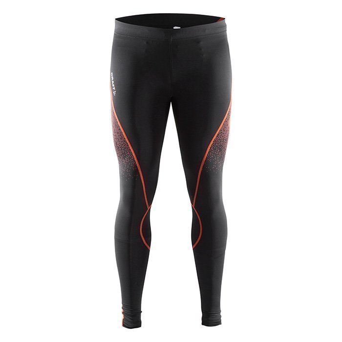 Craft Delta Compression Tights Black/Heat S