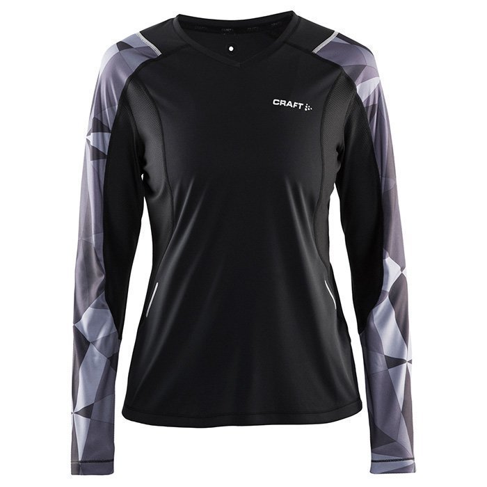 Craft Devotion LS Shirt Geo Black/White XS