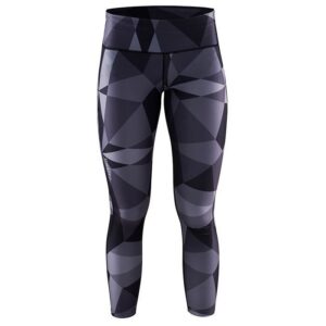 Craft Pure Print Tights Geo Black/Silver