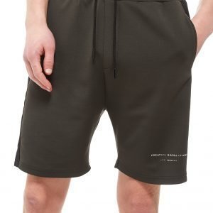 Creative Recreation House Pattern Track Shorts Khaki / Black