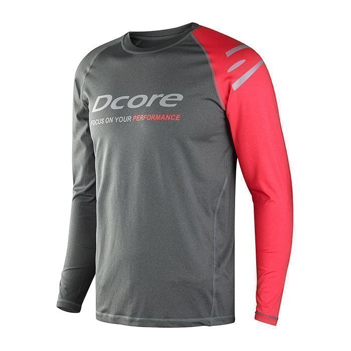 Dcore Asymmetric LS Black/Red L