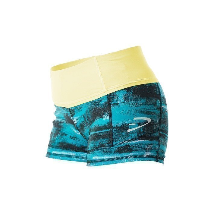 Dcore Athletic Static Shorts tuquoise/yellow XS