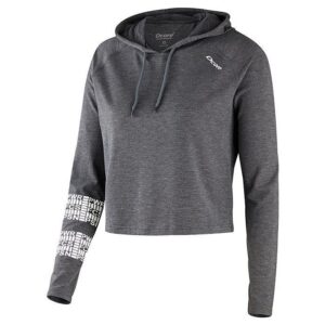 Dcore Cropped Loose Hoodie Grey S
