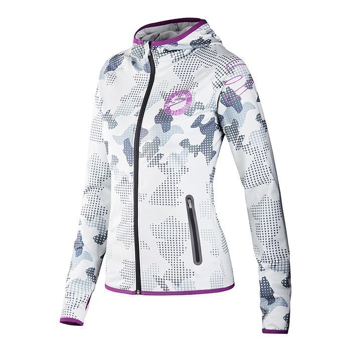 Dcore Pixel Camo Hood Jacket White XS