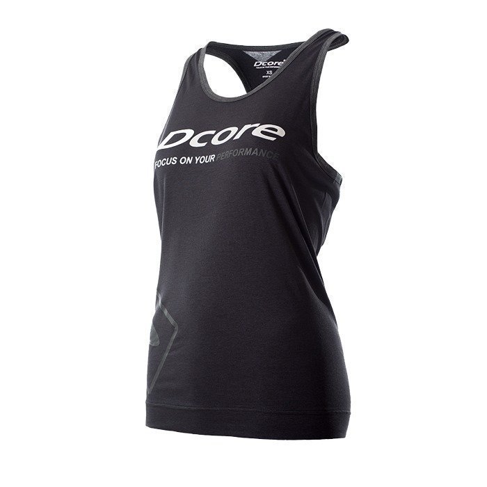 Dcore Tag Loose Tank Black/Grey XS