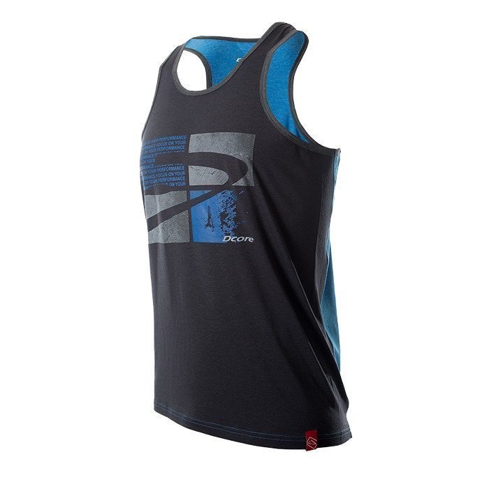 Dcore Tag PlatesTank Black/Blue S