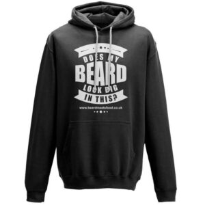 Does My Beard Look Big In This Men's Black Hoodie XXL Musta
