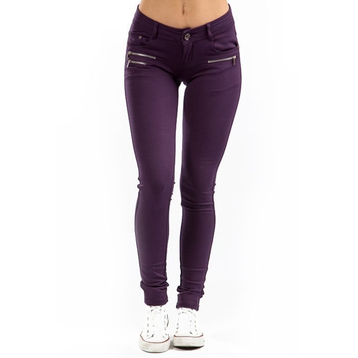 Drome Zipper Pant dark plum XS