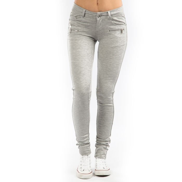 Drome Zipper Pant light grey melange L