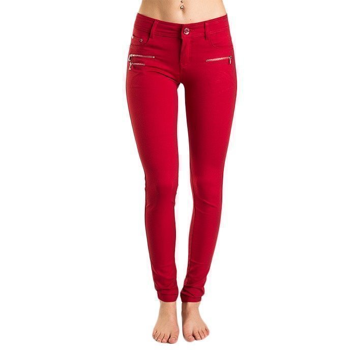 Drome Zipper Pant really red
