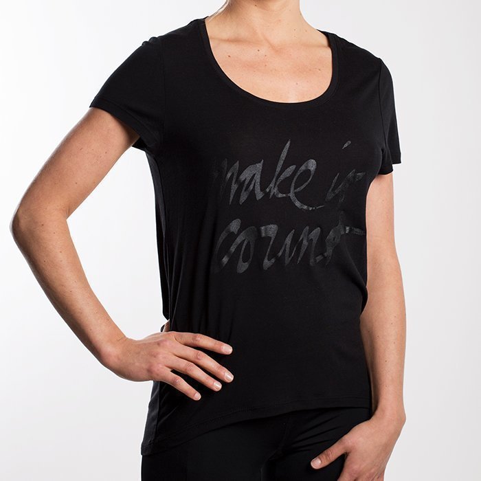 Drop of Mindfulness Isadora T-shirt Black Small