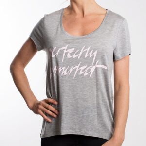 Drop of Mindfulness Isadora T-shirt Grey Melange Medium
