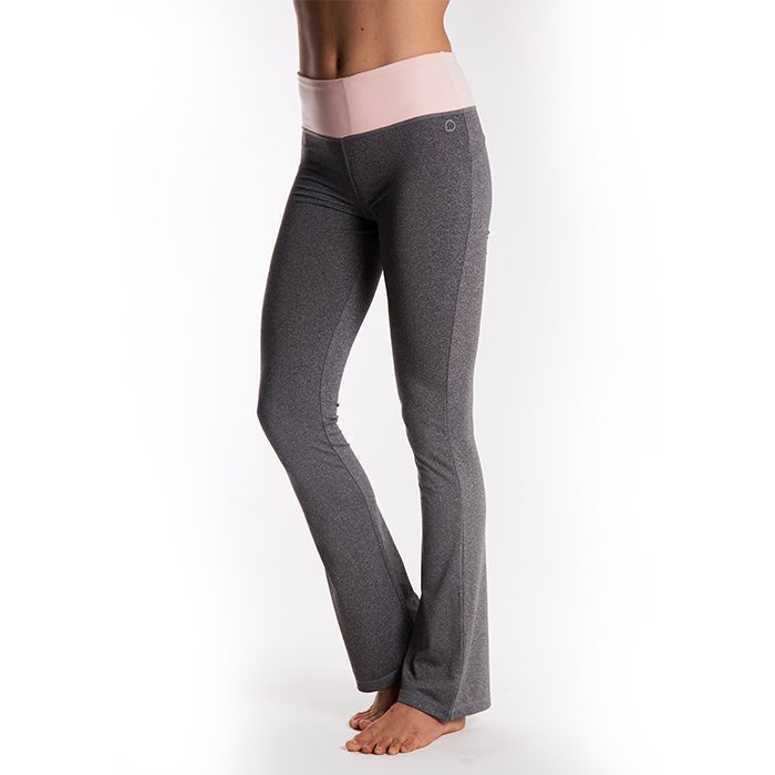 Drop of Mindfulness Queens Tights Grey Melange/Pink