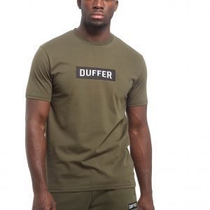 Duffer Of St George Logo T-Shirt Khaki