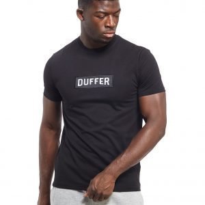 Duffer Of St George Logo T-Shirt Musta