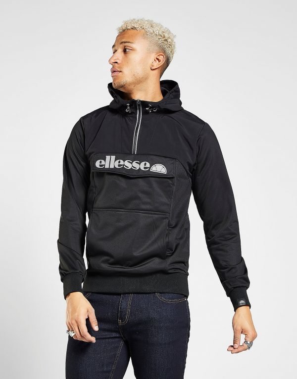 Ellesse Cantino 1/4 Zip Hoodie Musta